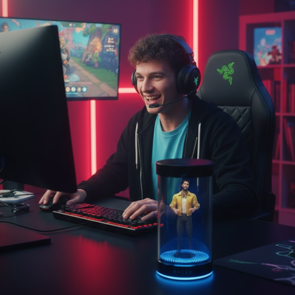 Une IA qui vit à vos côtés, Razer présente Project Ava, son compagnon holographique