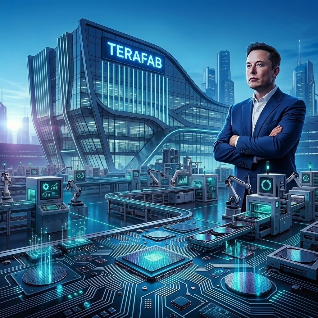 Gigafactory de puces : pourquoi le projet Terafab d’Elon Musk est stratégique pour l’IA