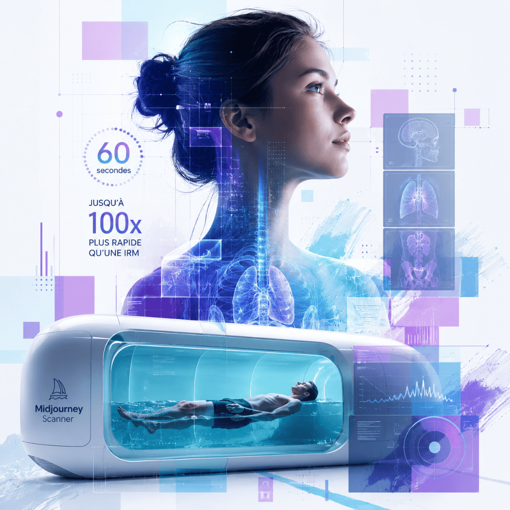 Scanner un corps entier en 60 secondes : Midjourney dévoile un scanner 3D jusqu’à 100 fois plus rapide qu’une IRM