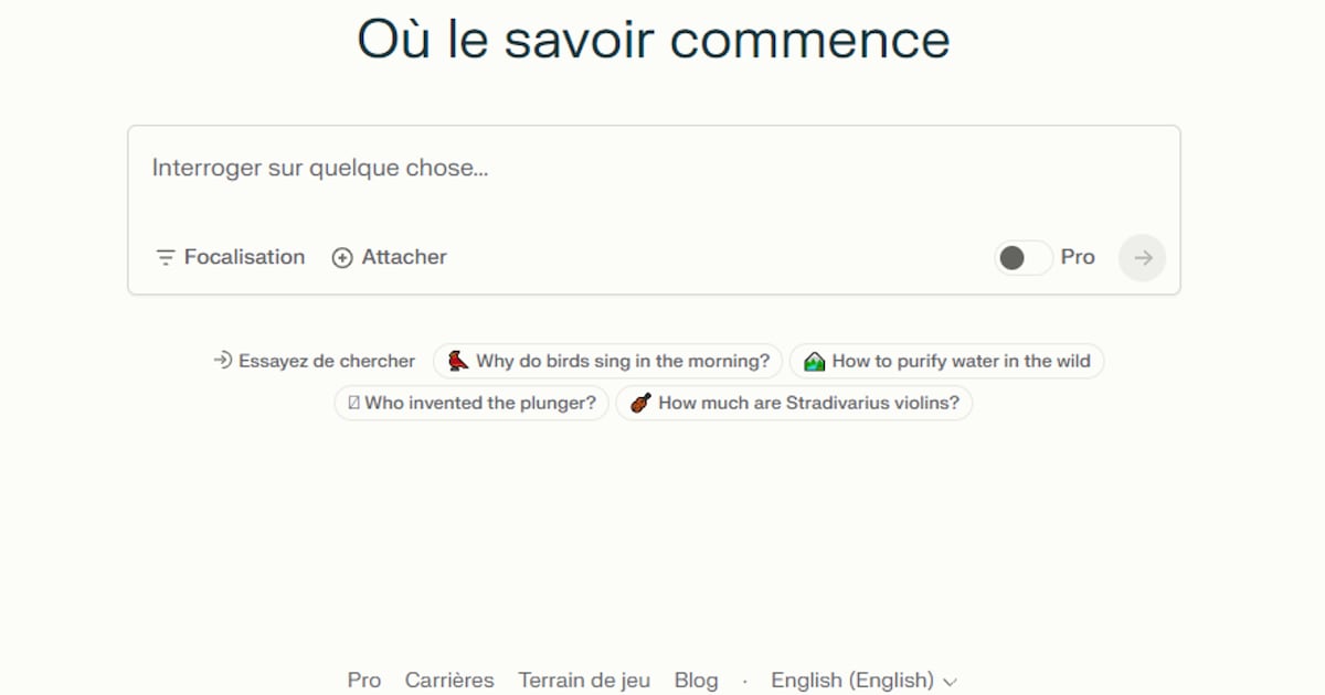 Perplexity AI prévoit de vendre de la publicité sur son service de recherche