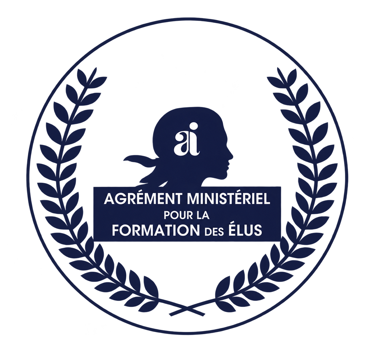Macaron de l’agrément ministériel pour la formation des élus, aivancity